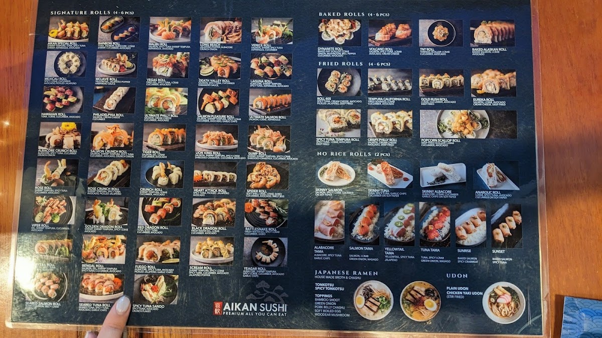 Aikan Sushi & Ramen Menu - Image 2