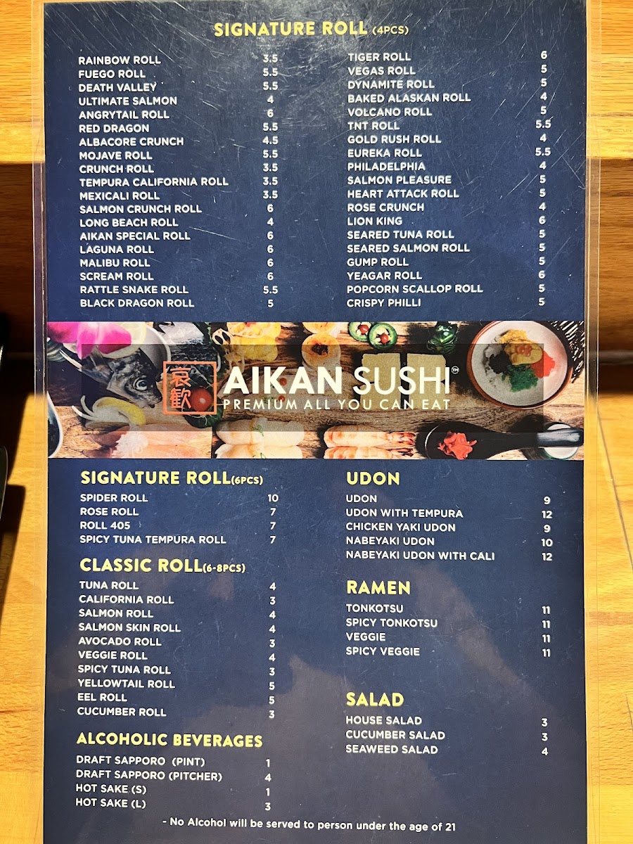 Aikan Sushi & Ramen Menu - Image 6